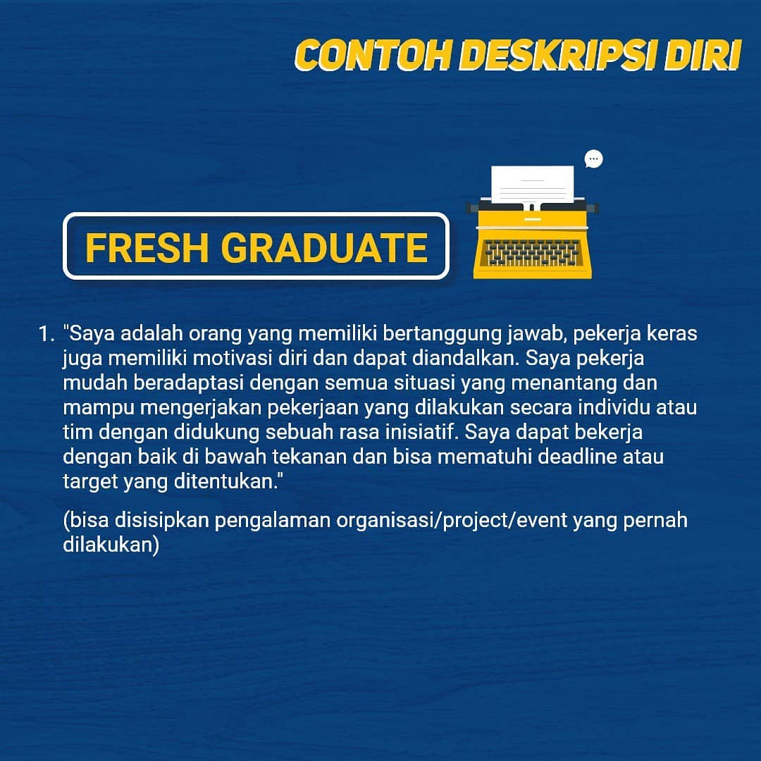 Detail Contoh Deskripsi Diri Nomer 27