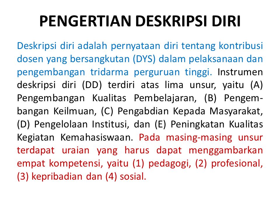 Detail Contoh Deskripsi Diri Nomer 31