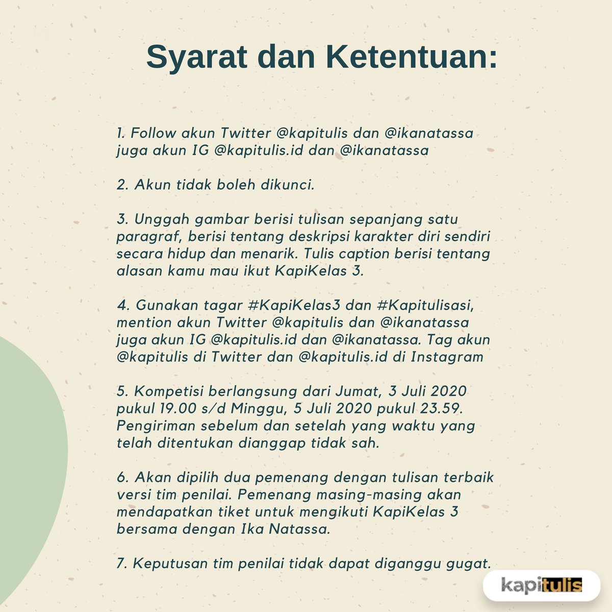 Detail Contoh Deskripsi Diri Sendiri Untuk Beasiswa Nomer 12