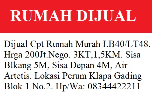 Detail Contoh Deskripsi Iklan Rumah Nomer 11