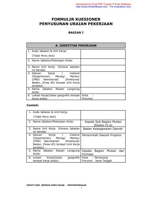 Detail Contoh Deskripsi Pekerjaan Nomer 21