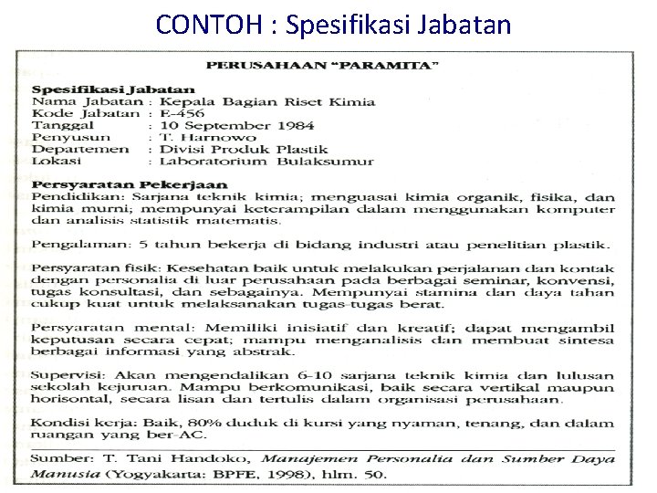 Detail Contoh Deskripsi Pekerjaan Nomer 26