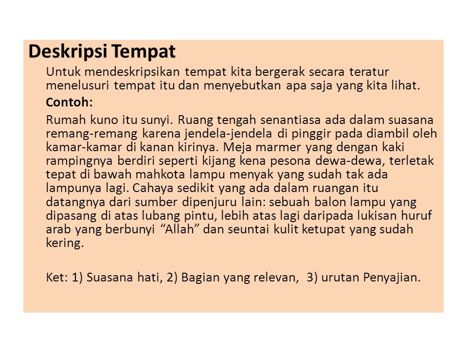 Detail Contoh Deskripsi Rumah Nomer 16