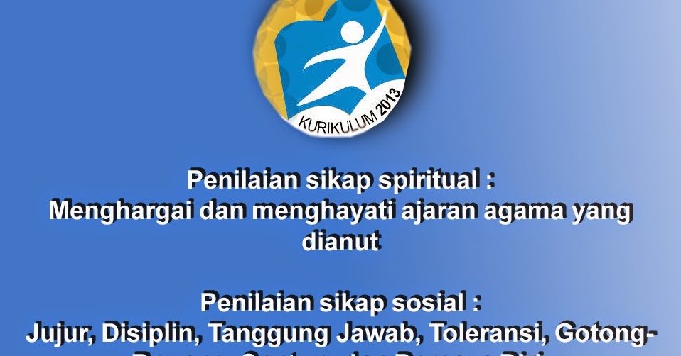 Detail Contoh Deskripsi Sikap Spiritual Dan Sosial Kurikulum 2013 Nomer 32