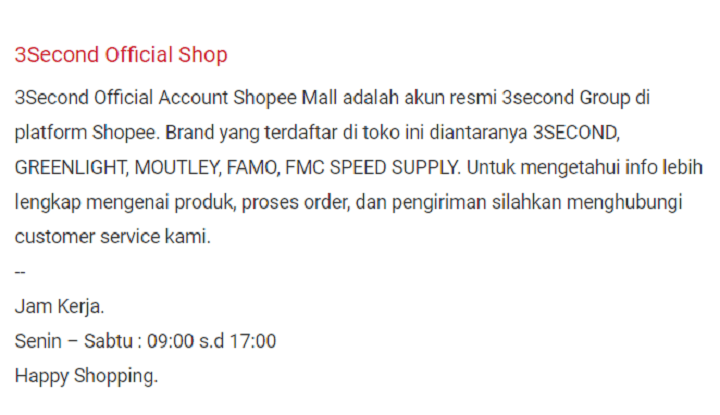 Detail Contoh Deskripsi Toko Di Shopee Nomer 2