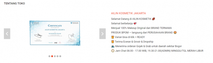 Detail Contoh Deskripsi Toko Online Shopee Nomer 18