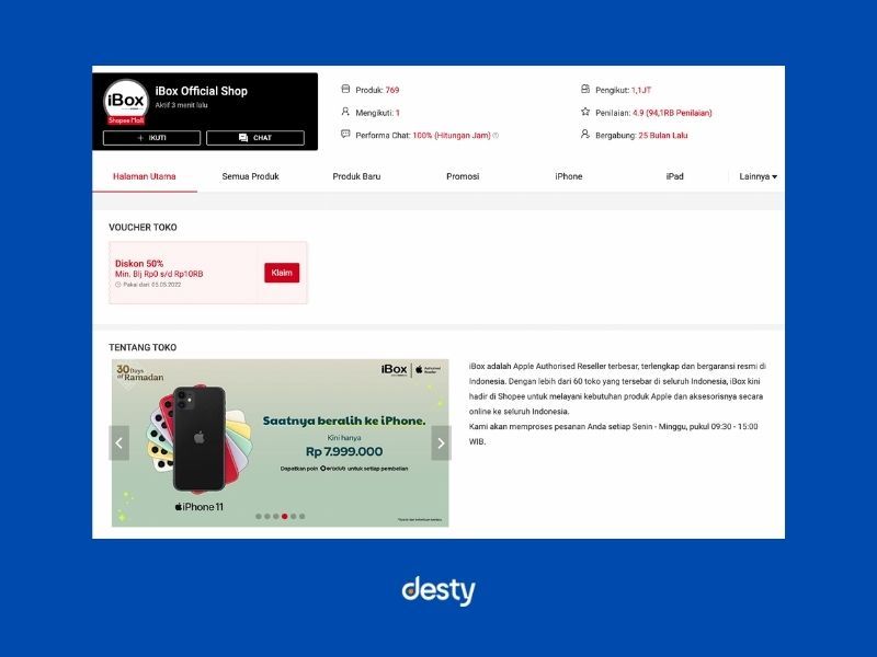 Detail Contoh Deskripsi Toko Online Shopee Nomer 24