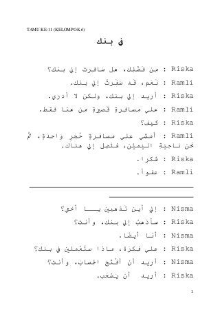 Detail Contoh Dialog Bahasa Arab Nomer 36