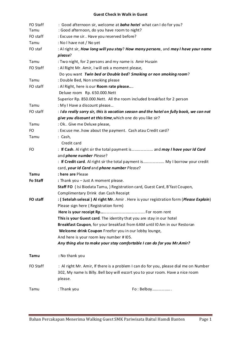 Detail Contoh Dialog Bahasa Indonesia Nomer 2