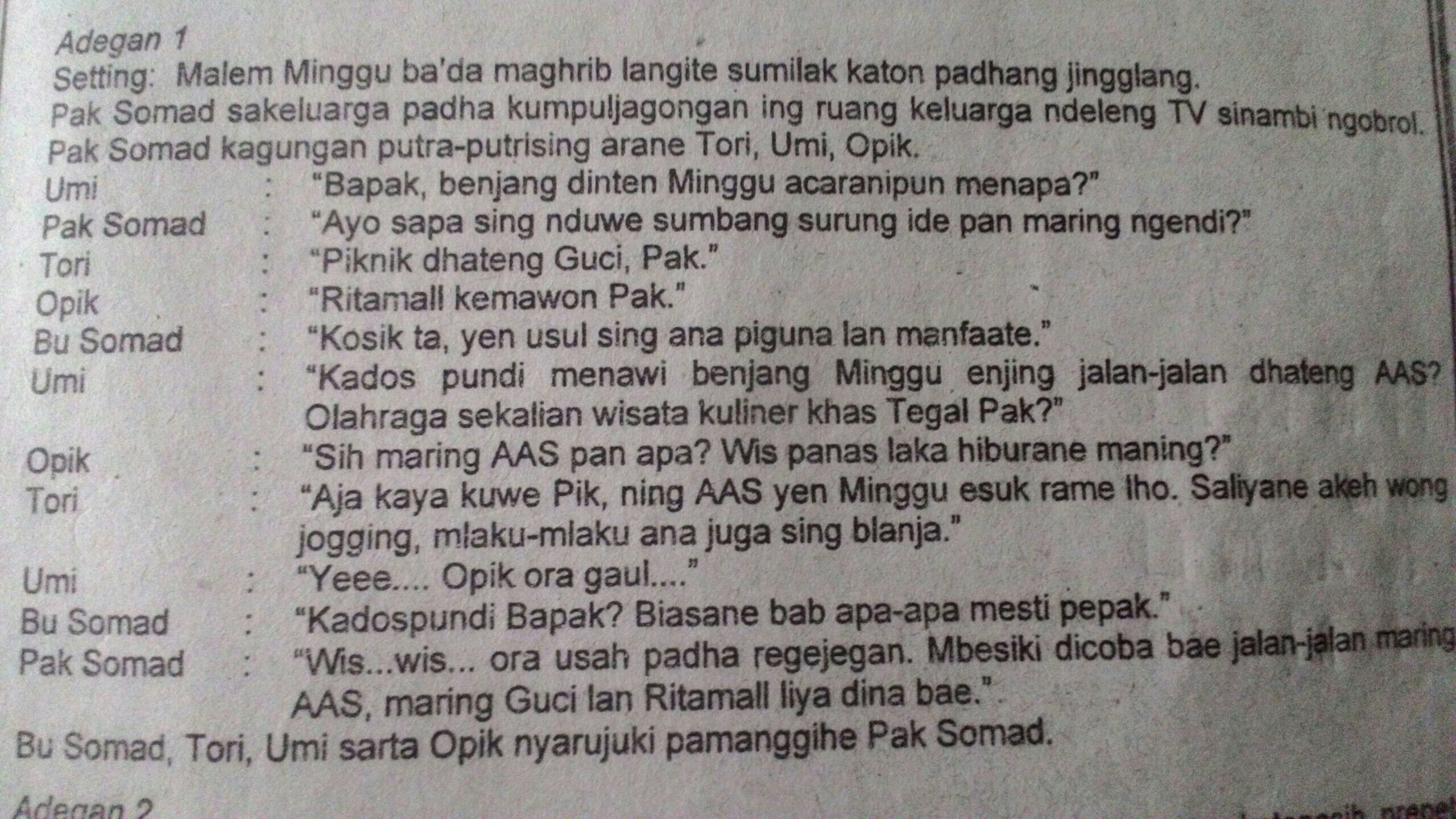 Detail Contoh Dialog Bahasa Jawa 2 Orang Menggunakan Krama Alus Nomer 4