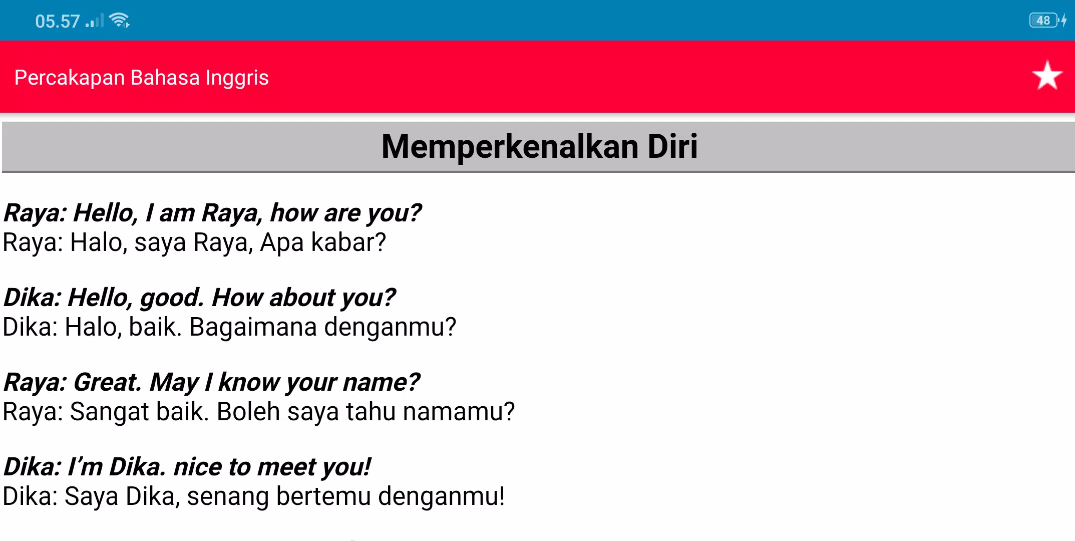 Detail Contoh Dialog Memperkenalkan Diri Dalam Bahasa Inggris Nomer 5