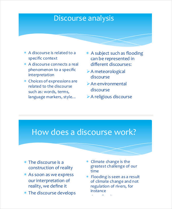 Detail Contoh Discourse Analysis Nomer 51