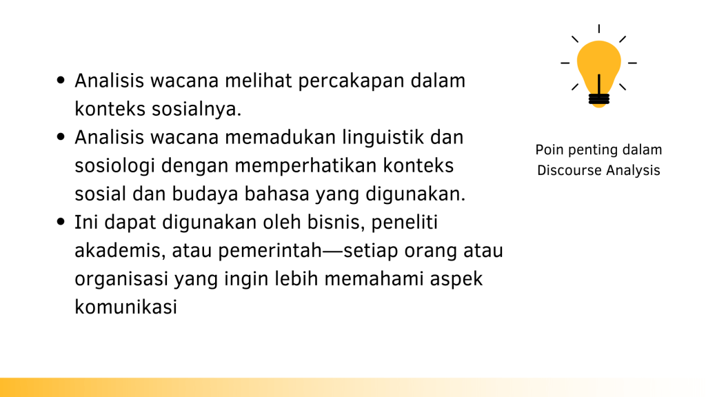 Detail Contoh Discourse Analysis Nomer 9