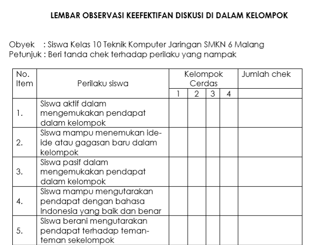 Detail Contoh Diskusi Kelompok Nomer 26