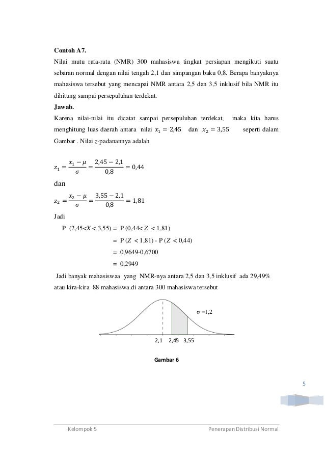 Detail Contoh Distribusi Normal Dalam Kehidupan Sehari Hari Nomer 2