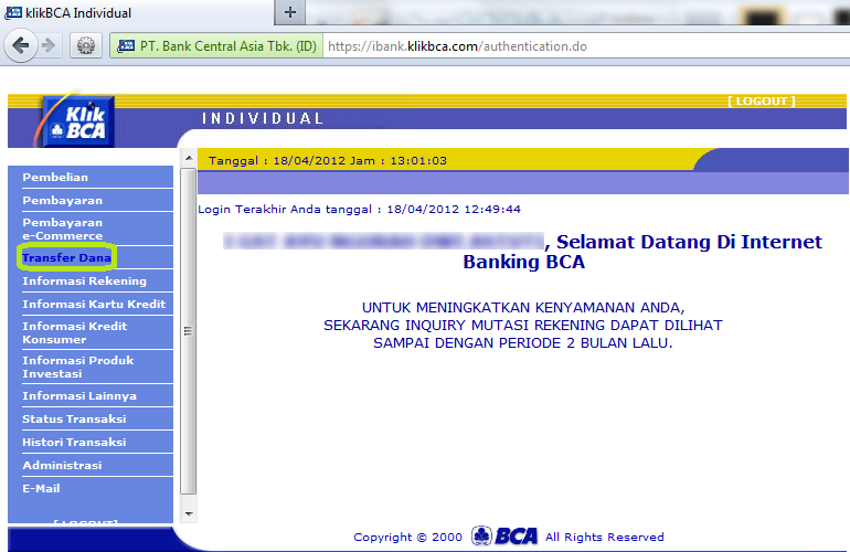 Detail Contoh E Banking Nomer 28