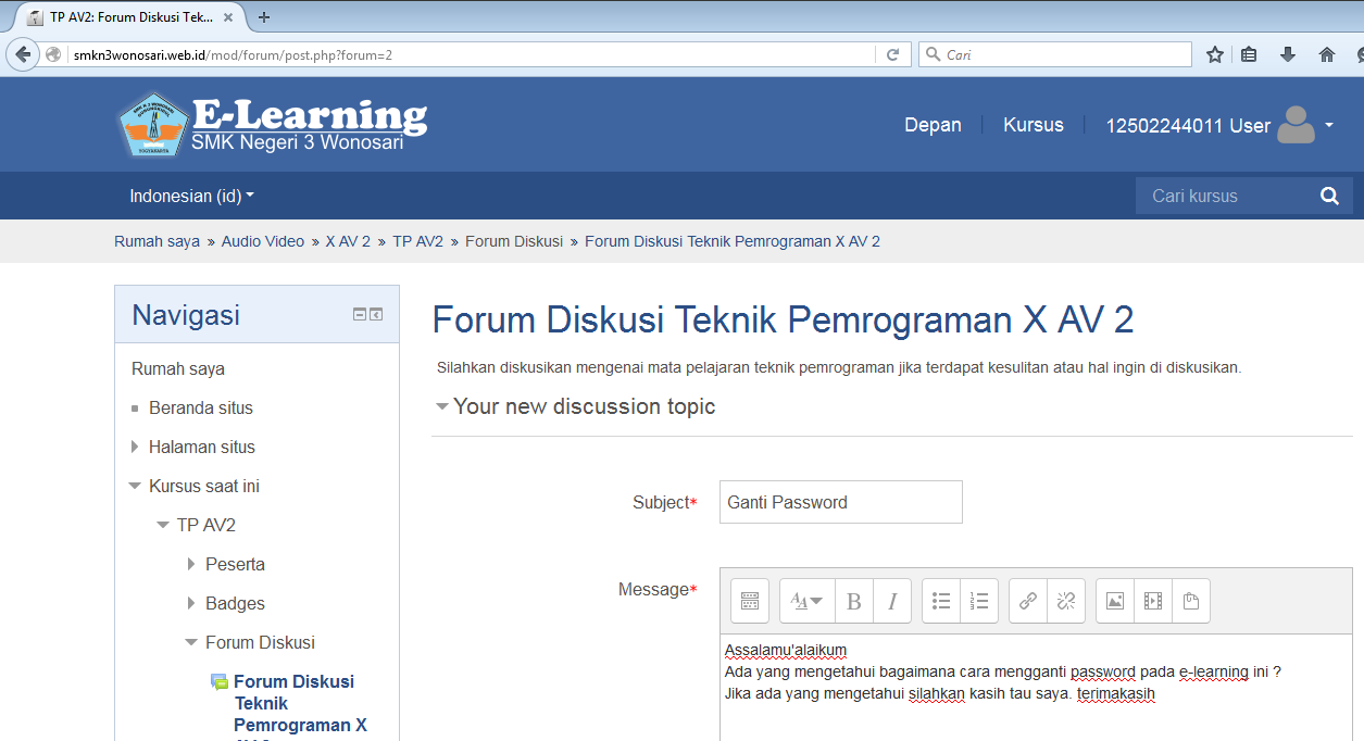 Detail Contoh E Learning Adalah Nomer 17