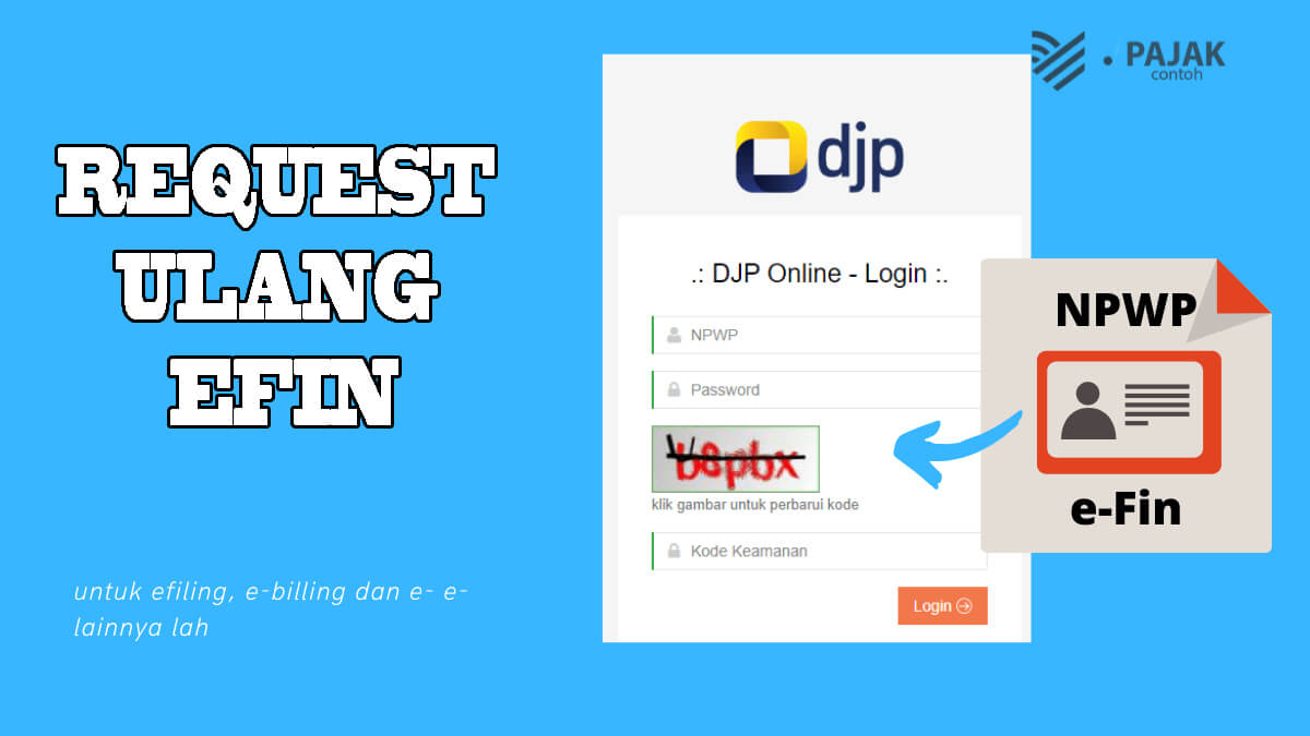 Detail Contoh Efin Pajak Online Nomer 4