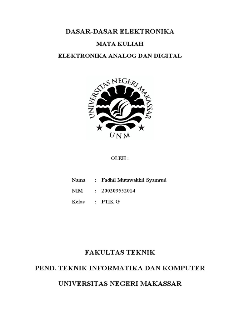 Detail Contoh Elektronika Analog Nomer 28