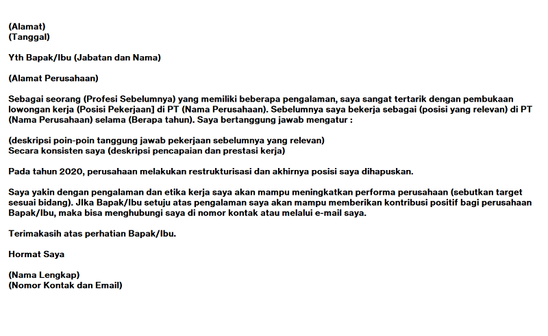 Detail Contoh Email Formal Bahasa Indonesia Nomer 13