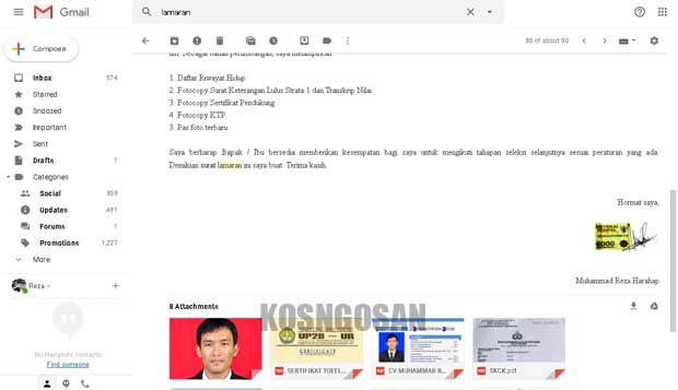 Download Contoh Email Formal Bahasa Indonesia Nomer 34