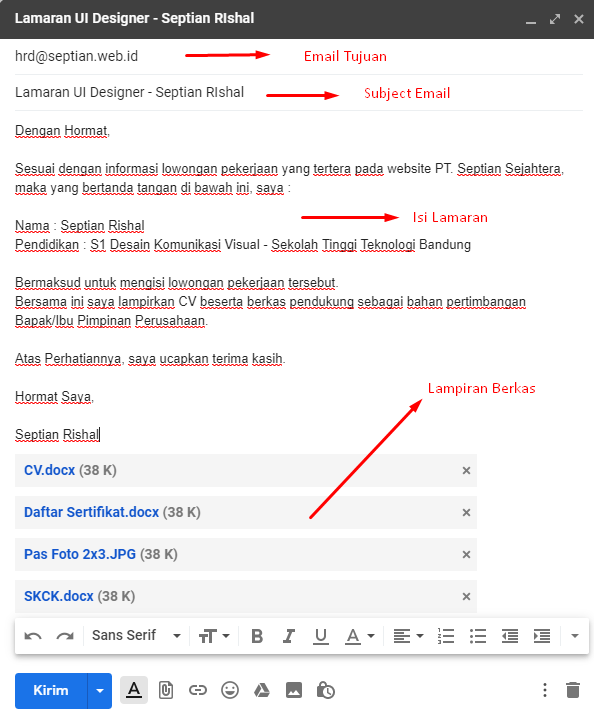 Detail Contoh Email Yang Benar Adalah Nomer 8