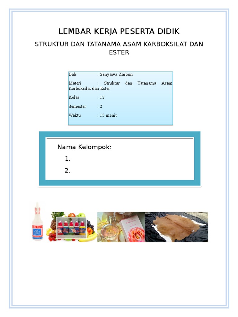 Detail Contoh Ester Dalam Kehidupan Sehari Hari Nomer 18