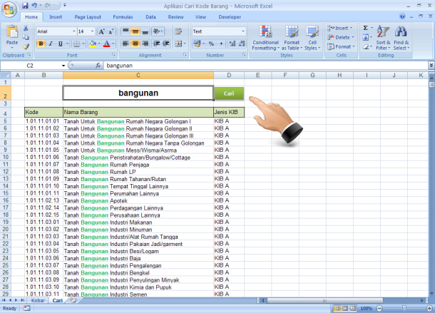 Detail Contoh Excel Inventaris Kantor Nomer 42