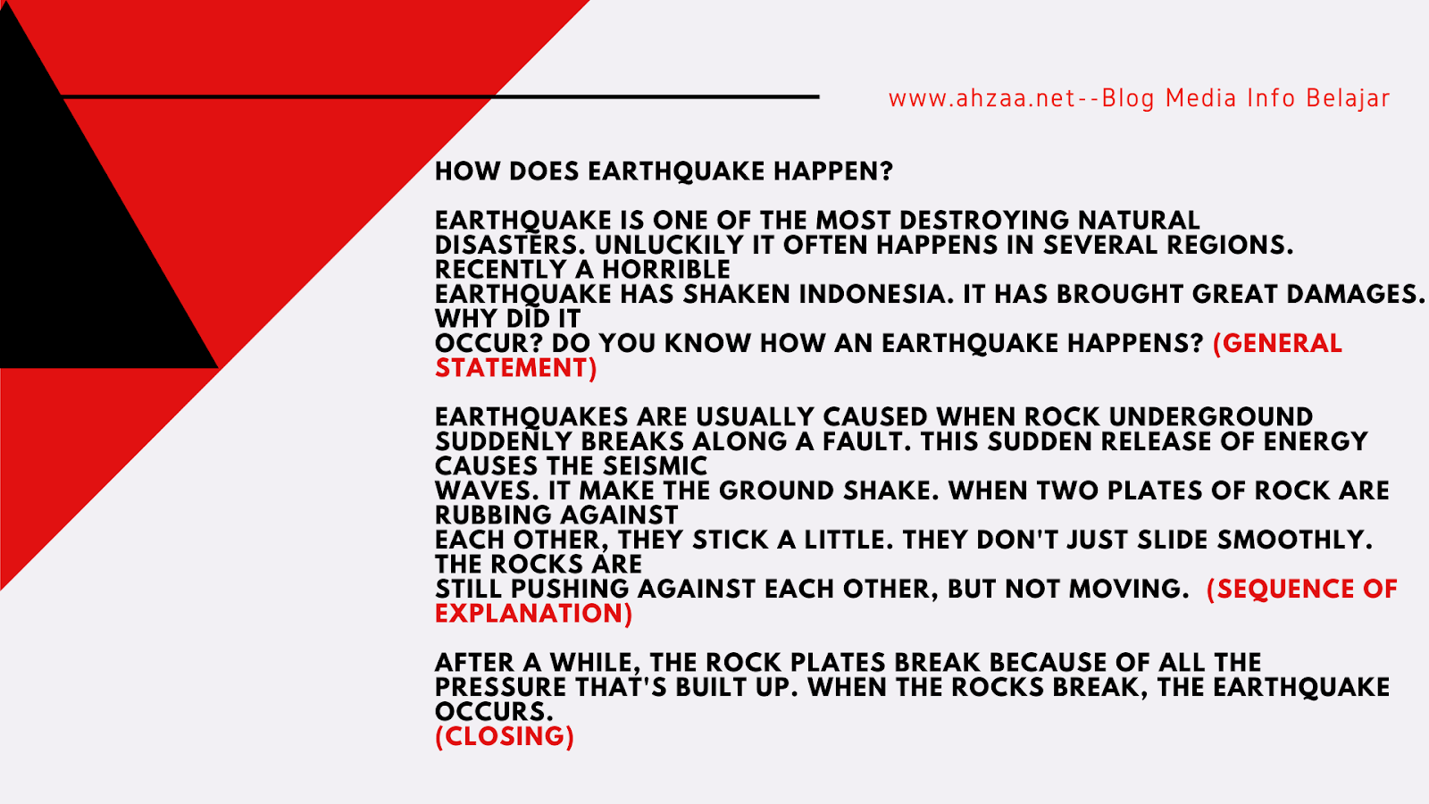 Detail Contoh Explanation Text Beserta Generic Structure Nomer 12