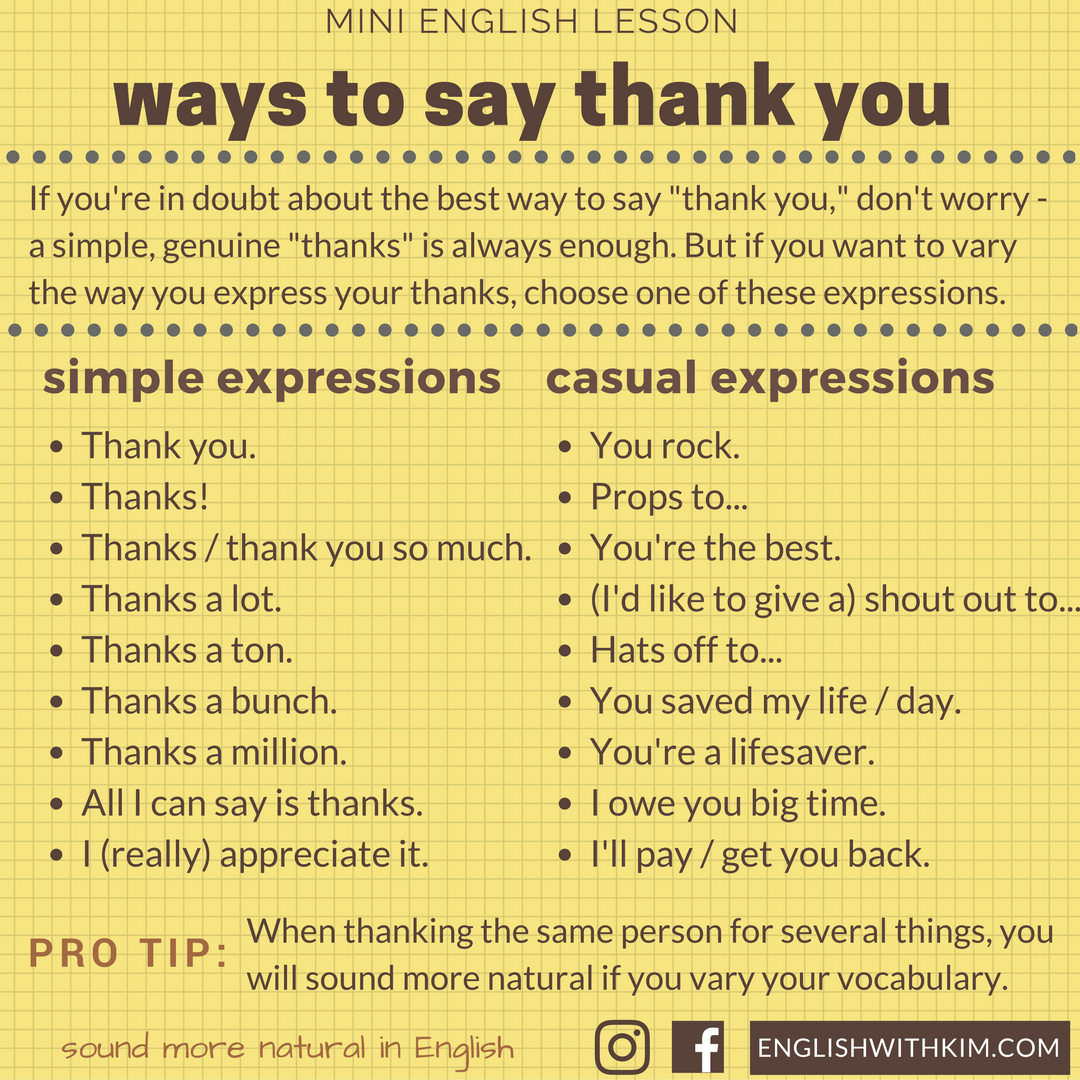 Contoh Expressing Gratitude - KibrisPDR