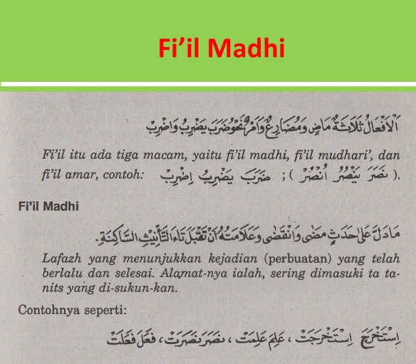 Detail Contoh Fiil Madhi Dalam Al Quran Beserta Suratnya Nomer 24