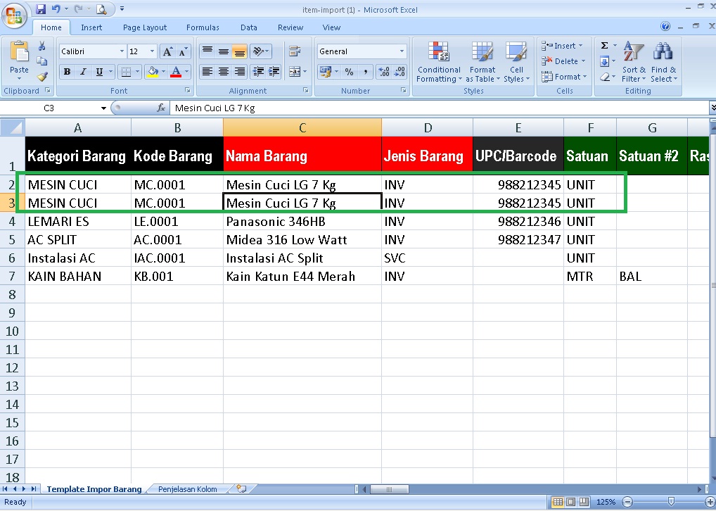 Detail Contoh File Excel Nomer 38