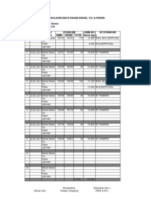 Detail Contoh Form Reimbursement Perusahaan Nomer 43