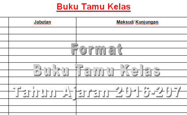 Detail Contoh Format Buku Nomer 25