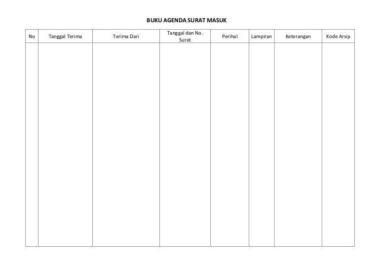 Detail Contoh Format Buku Nomer 39