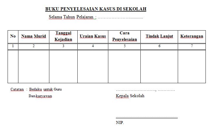 Detail Contoh Format Buku Nomer 56