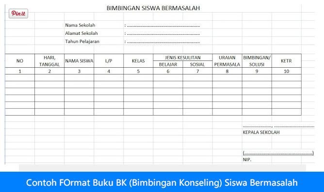 Detail Contoh Format Buku Nomer 8