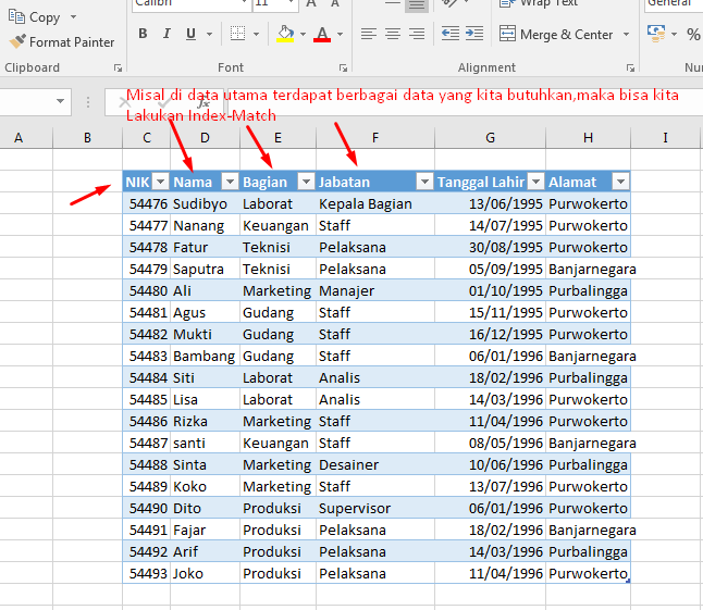 Detail Contoh Format Data Karyawan Excel Nomer 45