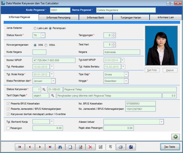 Detail Contoh Format Data Karyawan Excel Nomer 49