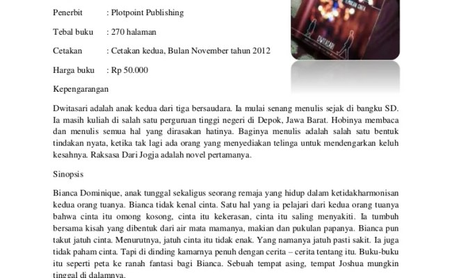 Detail Contoh Format Resensi Buku Nomer 8