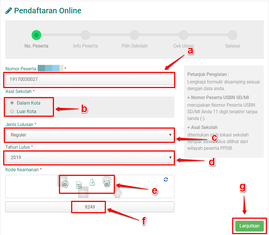 Detail Contoh Formulir Pendaftaran Online Nomer 17