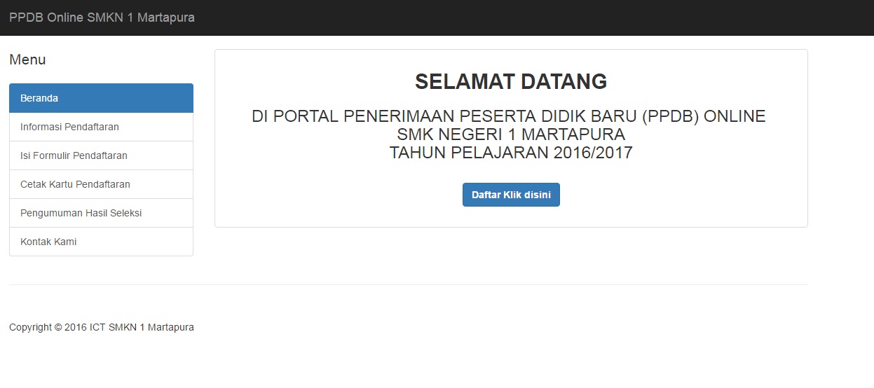 Detail Contoh Formulir Pendaftaran Online Nomer 24