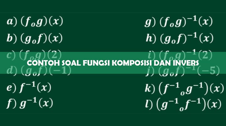 Detail Contoh Fungsi Komposisi Nomer 5