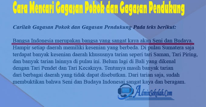 Detail Contoh Gagasan Pokok Dan Gagasan Pendukung Nomer 37