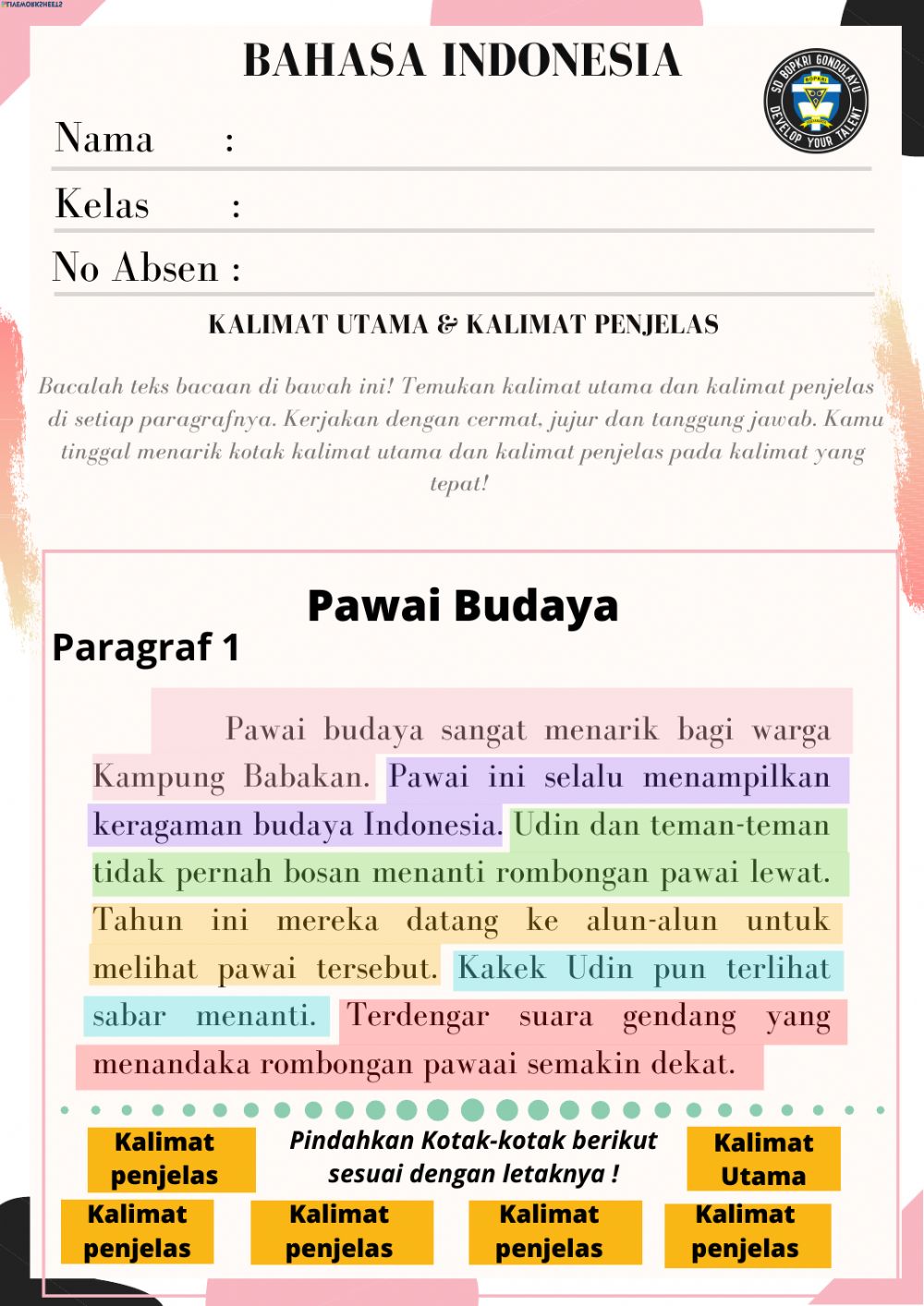 Detail Contoh Gagasan Utama Dan Kalimat Utama Nomer 28