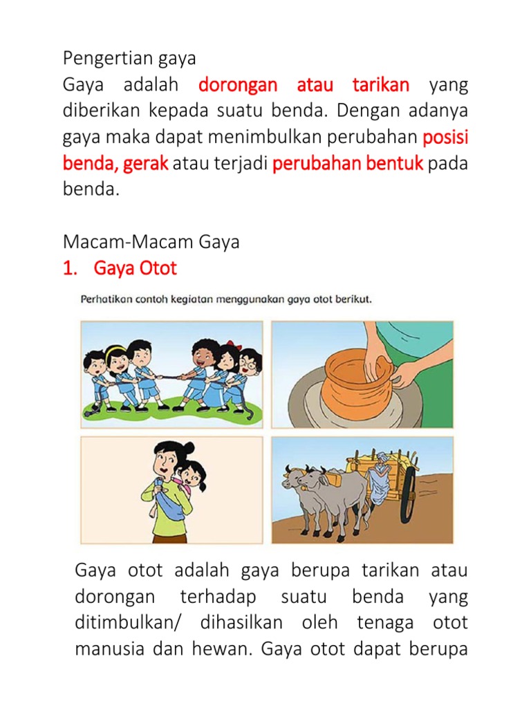 Detail Contoh Gambar Gaya Otot Nomer 41