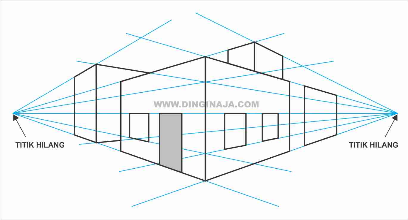 Detail Contoh Gambar Perspektif Dua Titik Hilang Nomer 21