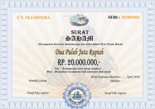 Detail Contoh Gambar Surat Berharga Pasar Uang Nomer 2