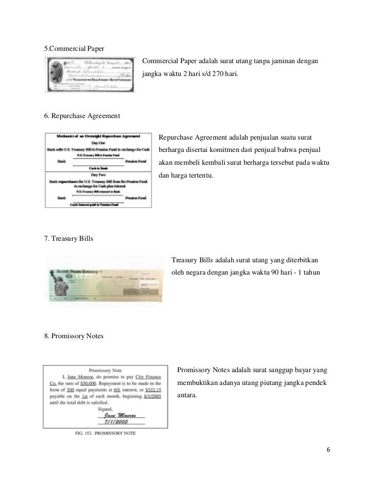 Detail Contoh Gambar Surat Berharga Pasar Uang Nomer 51