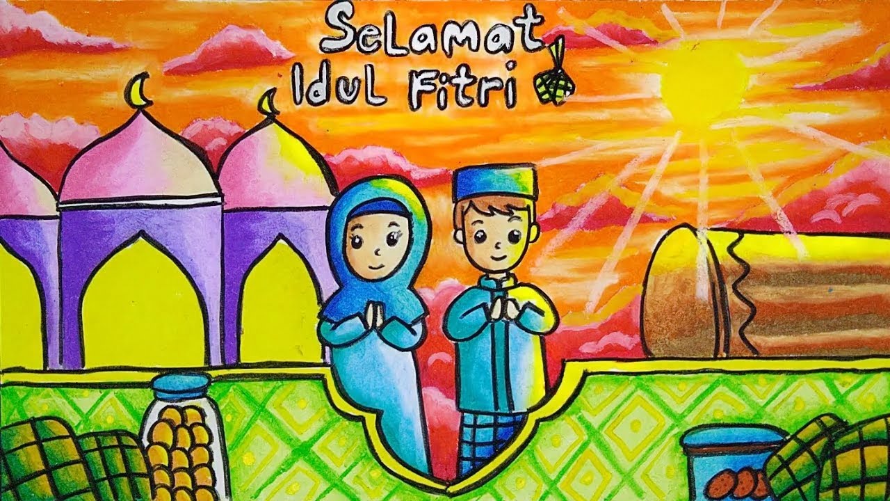 Detail Contoh Gambar Ucapan Hari Raya Idul Fitri Nomer 38